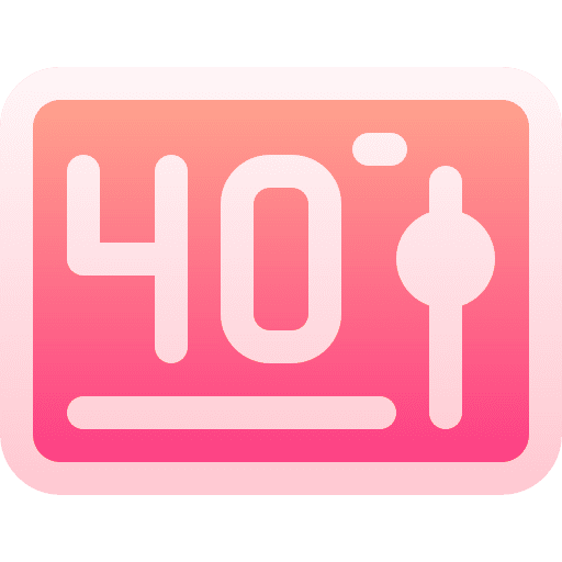 Thermostat internet of things smart home home automation icon Thermostat internet of things smart home home automation icon