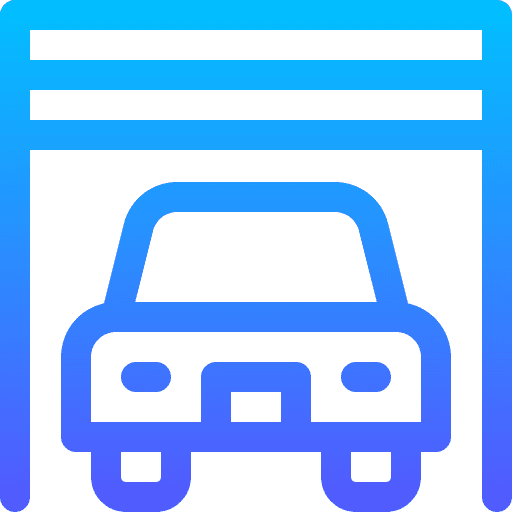 Garage home automation real estate transportation icon Garage home automation real estate transportation icon