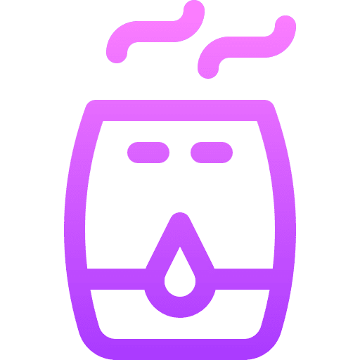 Humidifier connected machine home automation icon Humidifier connected machine home automation icon