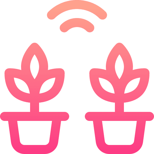 Plant pot smart home water electronics icon Plant pot smart home water electronics icon