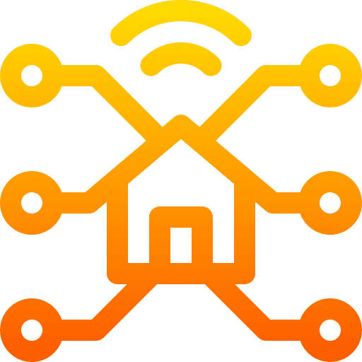 Smart home home wifi technology icon Smart home home wifi technology icon