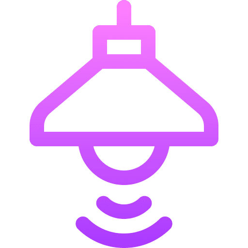 Smart lighting smart bulb smartphone techonology icon Smart lighting smart bulb smartphone techonology icon
