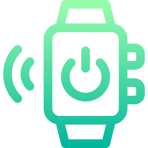 Smartwatch power switch power off icon Smartwatch power switch power off icon
