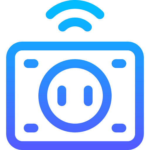 Socket electronics internet of things plug icon Socket electronics internet of things plug icon