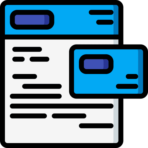 Branding paper card art and design icon