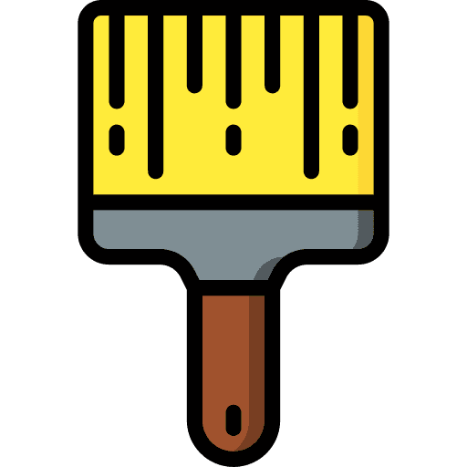 Brush design brush paint icon