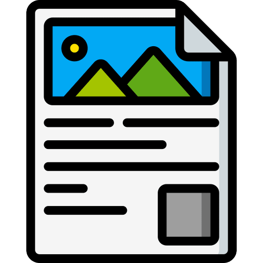 Document graphic art and design page icon