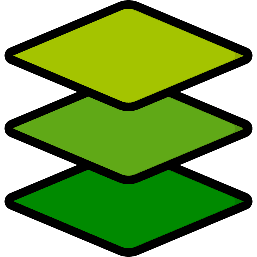 Layers tool art and design symbol icon