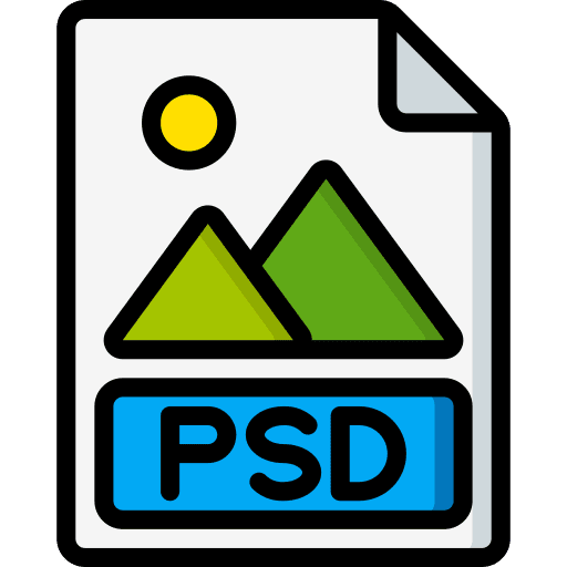 File photoshop design document icon