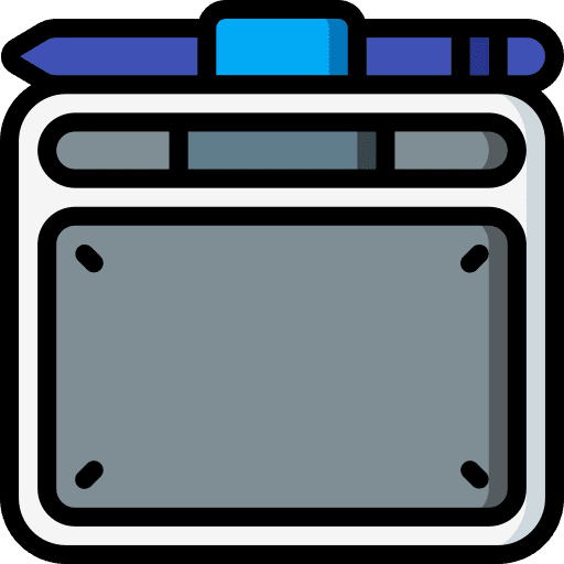 Tablet graphic device pen icon