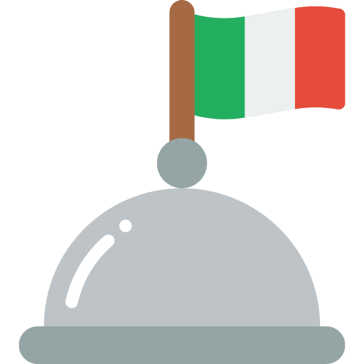 Dish food and restaurant italian recipe icon