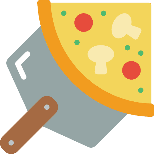 Spatula food italian food and restaurant icon