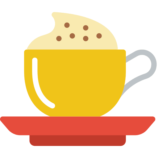 Cappuccino food hot drink food and restaurant icon