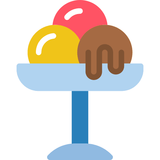 Ice cream cup ice cream dish icon