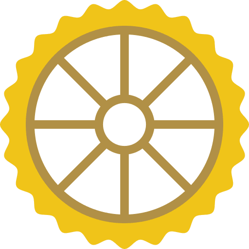Rotelle gastronomy wheel italian food icon