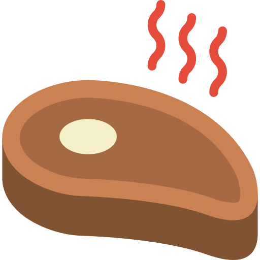Steak barbecue protein restaurant icon