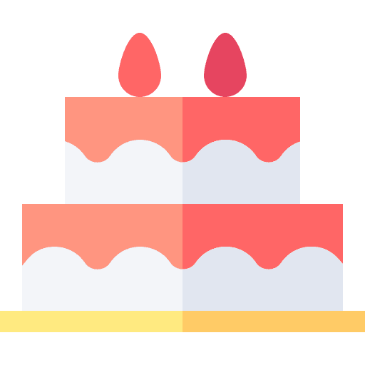 Wedding cake dessert love cake decoration icon