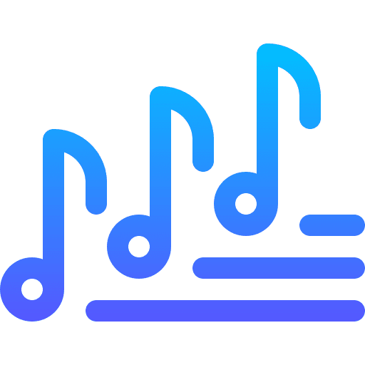 Music notes music player music music and multimedia icon