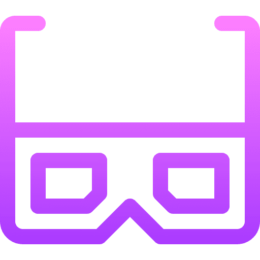 3d glasses entertainment movie cinema icon