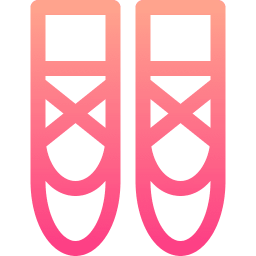 Ballet ballet flats balance dancer icon