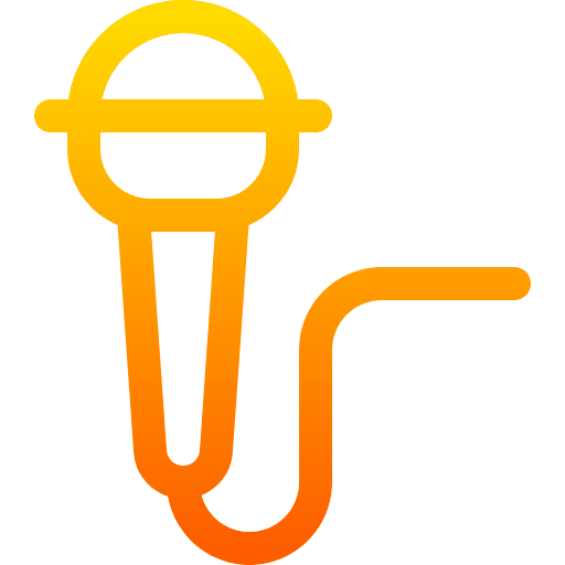 Microphone electronics technology singer icon Microphone electronics technology singer icon
