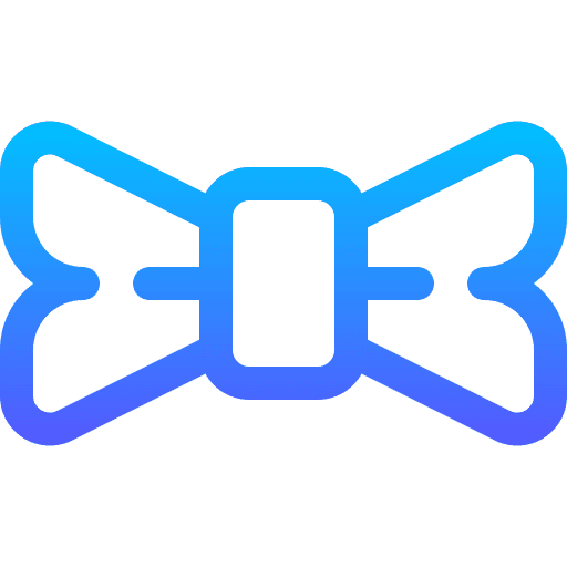Bow tie fashion bow tie decoration icon Bow tie fashion bow tie decoration icon
