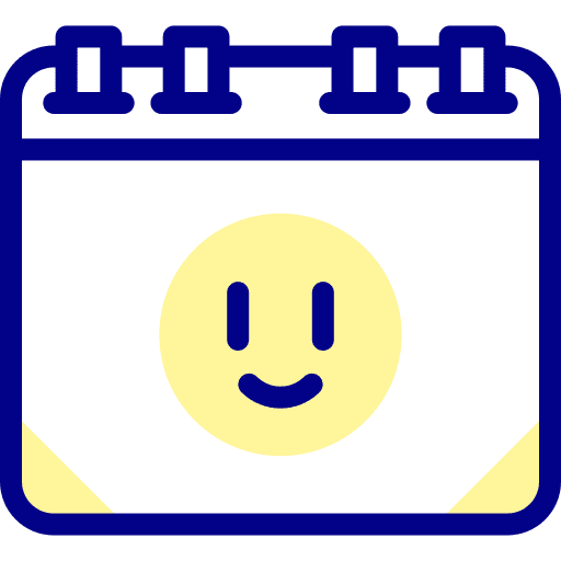 Smile smile planning schedule icon