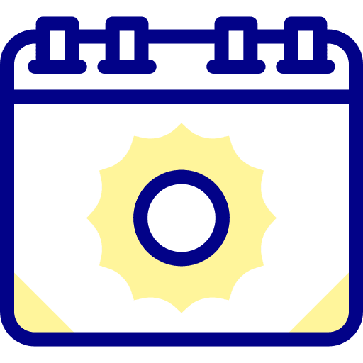 Summer weather summer organization icon