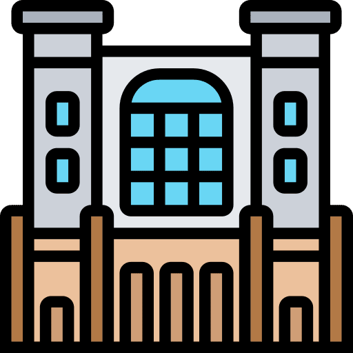 Campus college high school university icon Campus college high school university icon