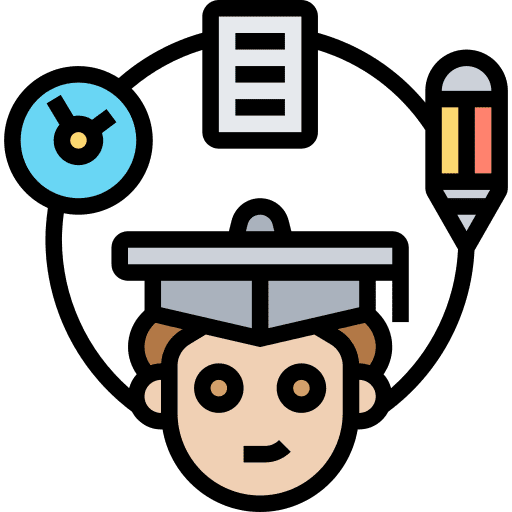 Curriculum learning school curriculum icon