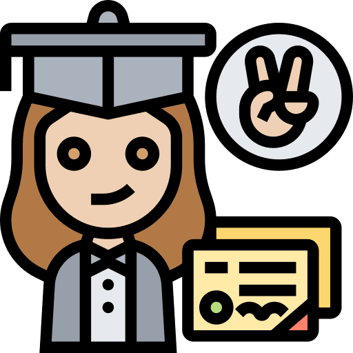 Degree graduate education university icon Degree graduate education university icon