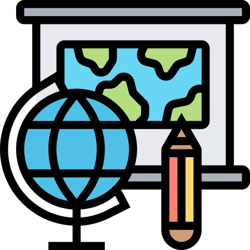 Geography planet exploration geography icon