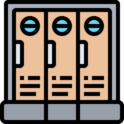 Locker cupboard furniture and household cabinet icon Locker cupboard furniture and household cabinet icon