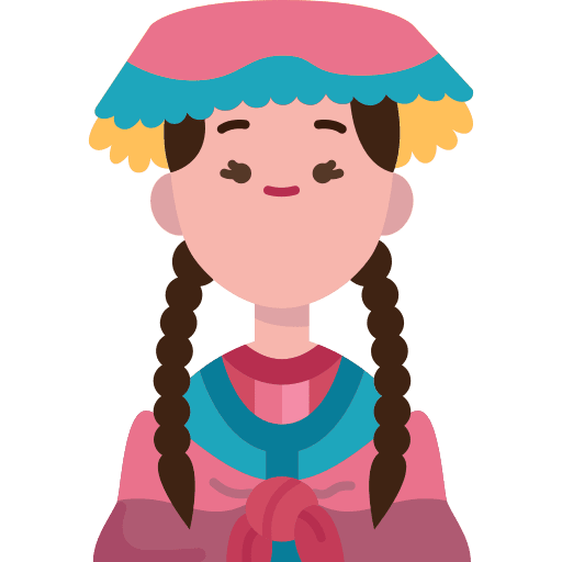 Peruvian cultures people traditional dress icon