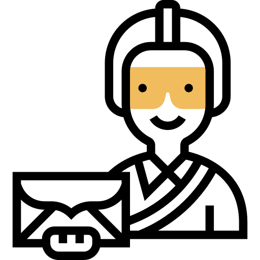 Postman mailman occupation user icon Postman mailman occupation user icon