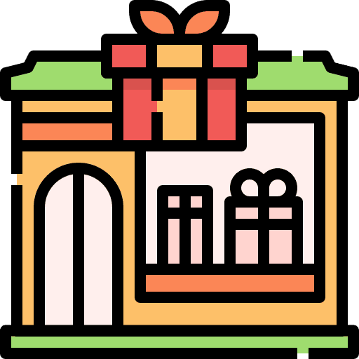 Gift shop gift shop shop store icon Gift shop gift shop shop store icon