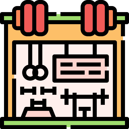 Gym store shop gym icon