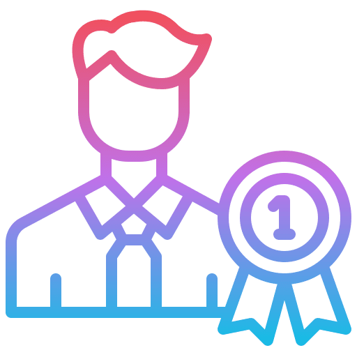 Expert achievement experience success icon