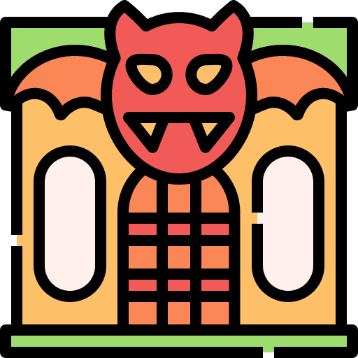 Horror horror store shop icon Horror horror store shop icon