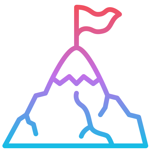 Success nature way goal icon