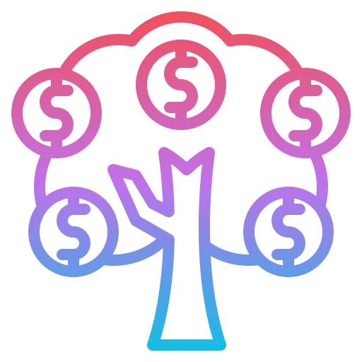Growth business and finance successful investment icon Growth business and finance successful investment icon