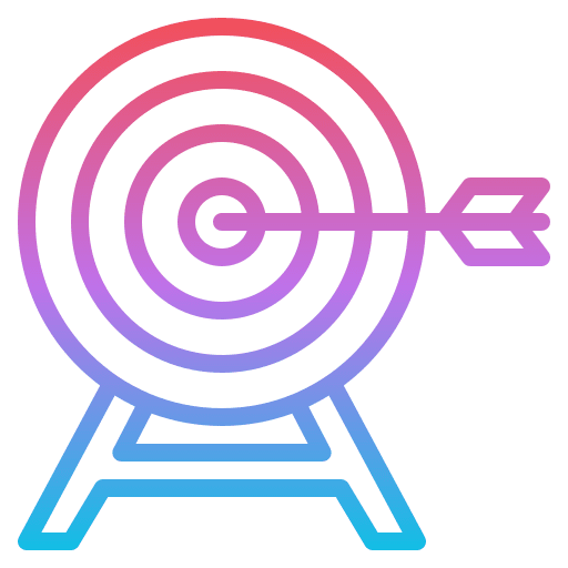 Target target focus objective icon Target target focus objective icon
