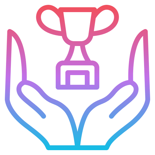 Win sports and competition trophy award icon Win sports and competition trophy award icon
