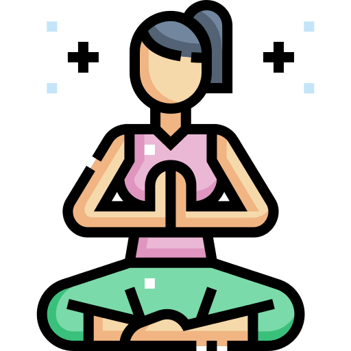 Meditation avatar relaxation relaxing icon