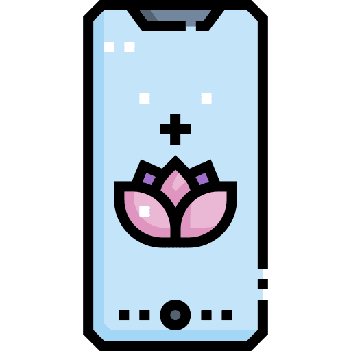 App yoga app wellness icon
