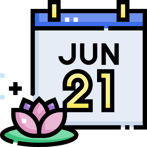International day of yoga schedule time and date international day of yoga icon