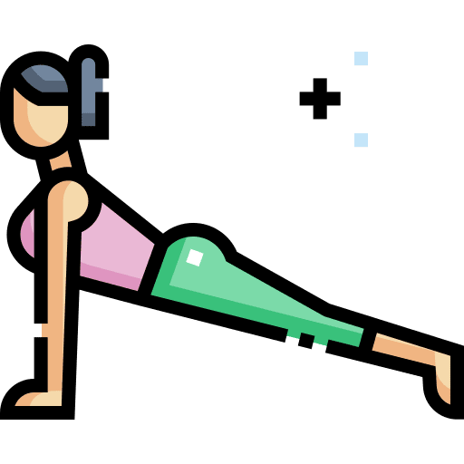 Yoga pose body wellness fitness icon