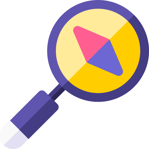 Discover research discover magnifying glass icon Discover research discover magnifying glass icon