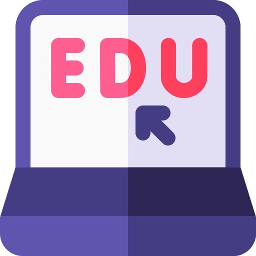 Online education laptop online learning education icon Online education laptop online learning education icon