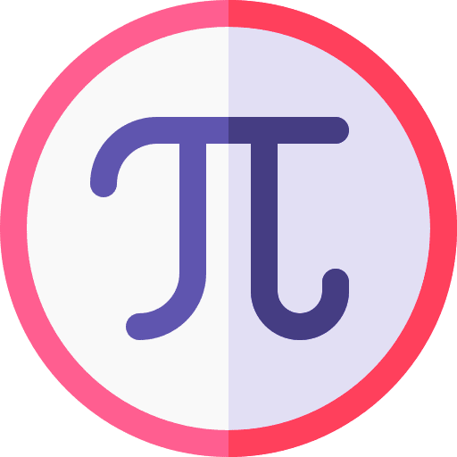 Pi maths mathematical constant sign icon Pi maths mathematical constant sign icon